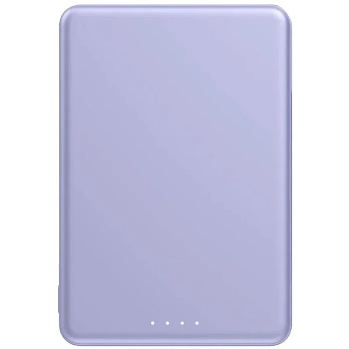Xiaomi Super Slim Magnetic Power Bank 5000mAh Inalámbrico Carga Rápida 22.5W USB-C Púrpura - WPB0507S